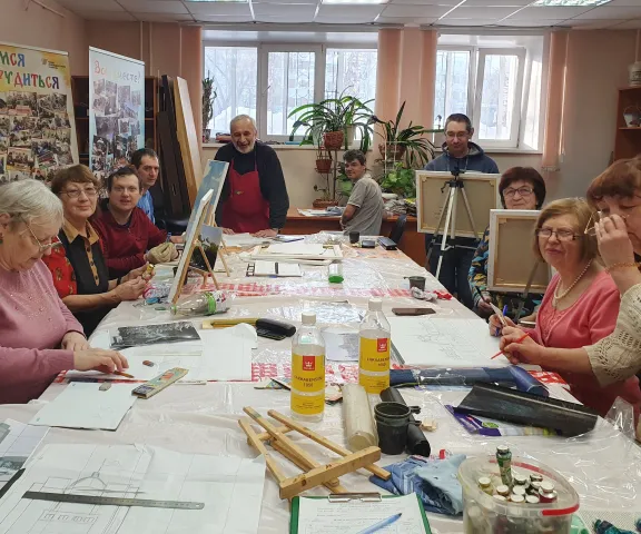 Студия живописи ВОИ в Ресурсном центре